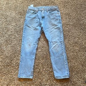 Levi’s 502 blue jeans